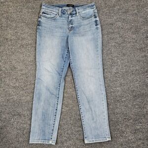 Judy Blue Boyfriend Fit Jeans Women's 5/ 27 Light Wash Mid Rise Stretch Denim